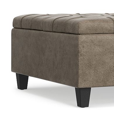 Simpli Home Harrison Coffee Storage Ottoman