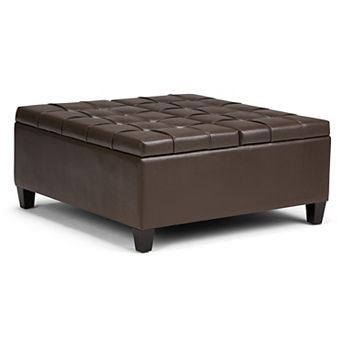Simpli Home Harrison Coffee Storage Ottoman