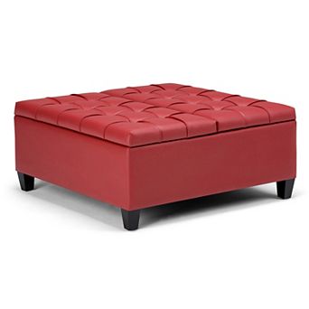 Simpli Home Harrison Coffee Storage Ottoman