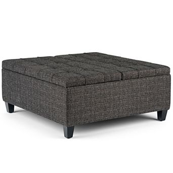 Simpli Home Harrison Coffee Storage Ottoman