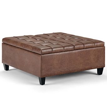 Simpli Home Harrison Coffee Storage Ottoman