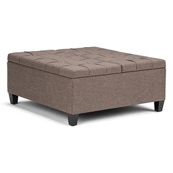 Simpli Home Harrison Coffee Storage Ottoman