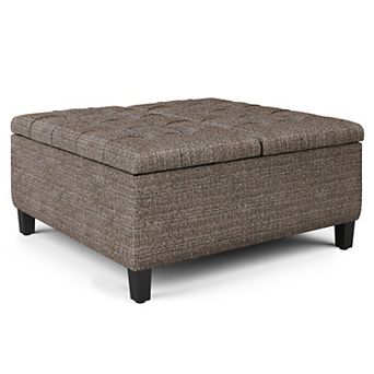 Simpli Home Harrison Coffee Storage Ottoman