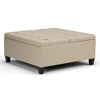 Simpli Home Harrison Coffee Storage Ottoman