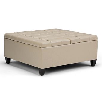 Simpli Home Harrison Coffee Storage Ottoman