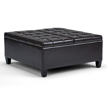 Simpli Home Harrison Coffee Storage Ottoman