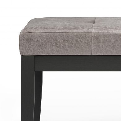 Simpli Home Lacey Tufted Ottoman Bench