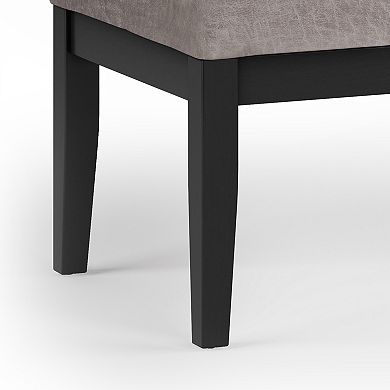 Simpli Home Lacey Tufted Ottoman Bench
