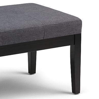 Simpli Home Lacey Tufted Ottoman Bench