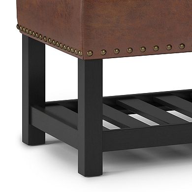 Simpli Home Lomond Storage Ottoman Bench