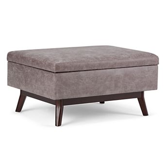 Simpli Home Coffee Table Storage Ottoman