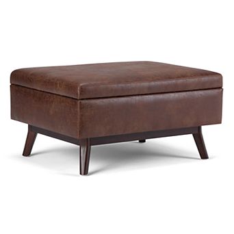 Simpli Home Coffee Table Storage Ottoman