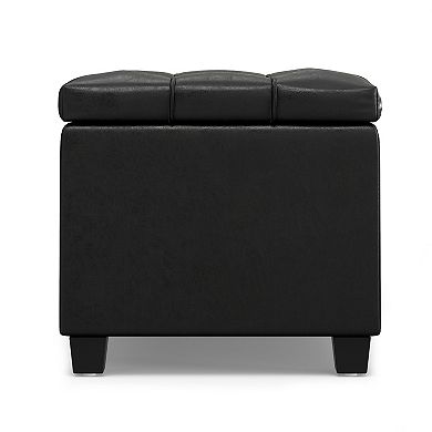 Simpli Home Sienna Storage Ottoman Bench