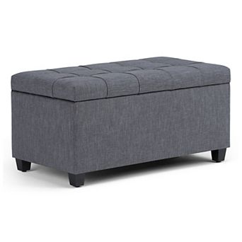 Simpli Home Sienna Storage Ottoman Bench