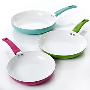 Gibson Home 3-pc. Ceramic Nonstick Frypan Set