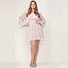 LC Lauren Conrad Runway Collection Velvet Fit & Flare Dress - Plus Size