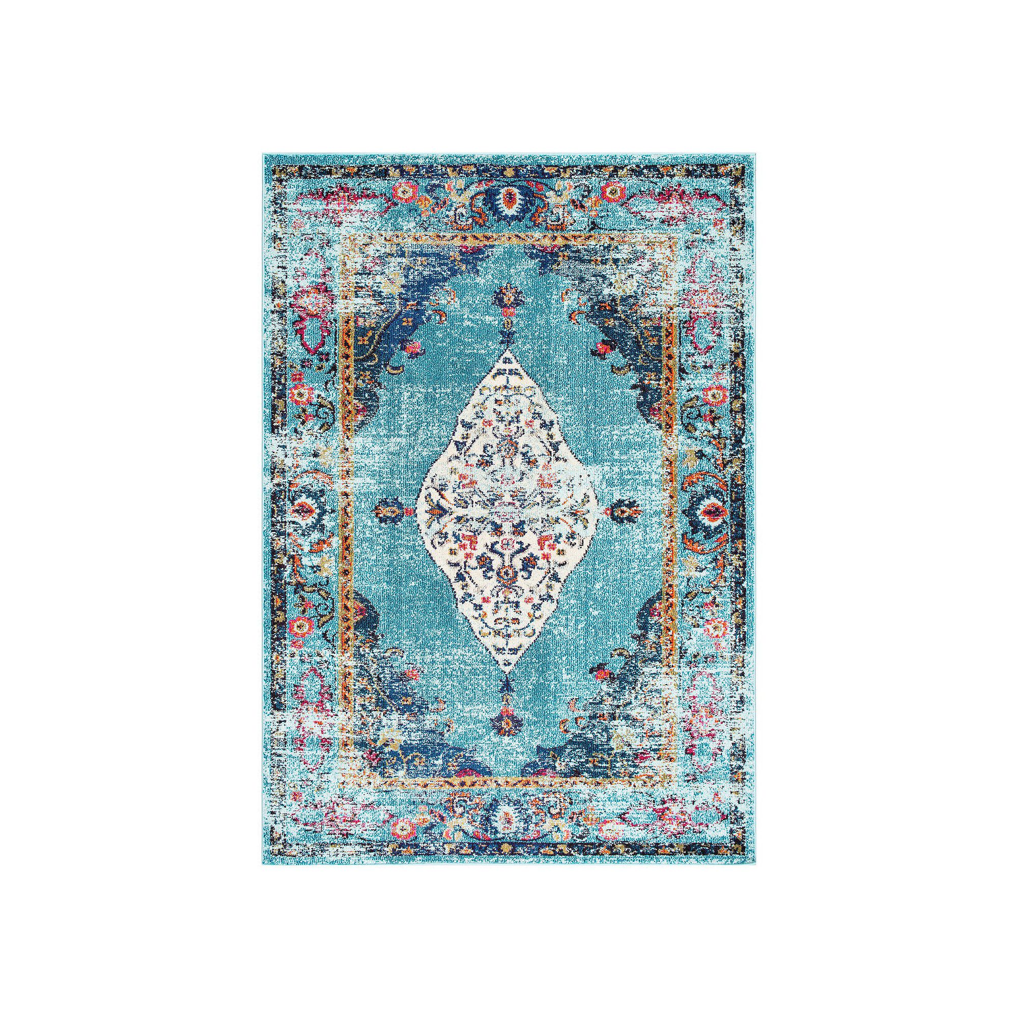 nuLOOM Vintage Medallion Veronica Rug, Blue
