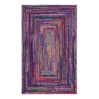 nuLOOM Nomad Tammara Striped Braided Rug
