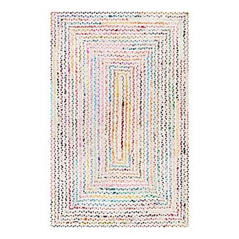 nuLOOM Nomad Tammara Striped Braided Rug