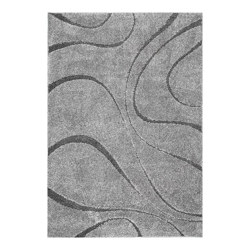 nuLOOM Caroyln Rug, Grey, 6FT Sq