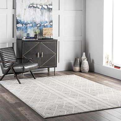 nuLOOM Bodrum Sarina Diamonds Geometric Rug