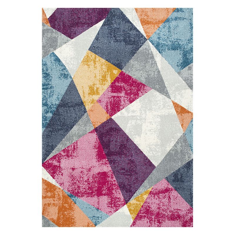nuLOOM Bodrum Anya Abstract Mosaic Rug, Multi, 4X6 Ft