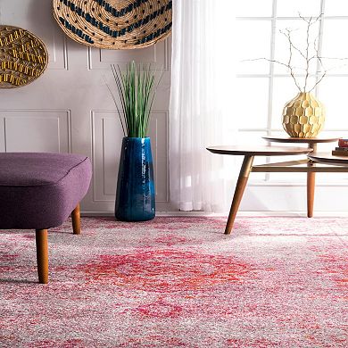 nuLOOM Bodrum Tanja Framed Medallion Rug