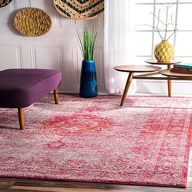 nuLOOM Bodrum Tanja Framed Medallion Rug
