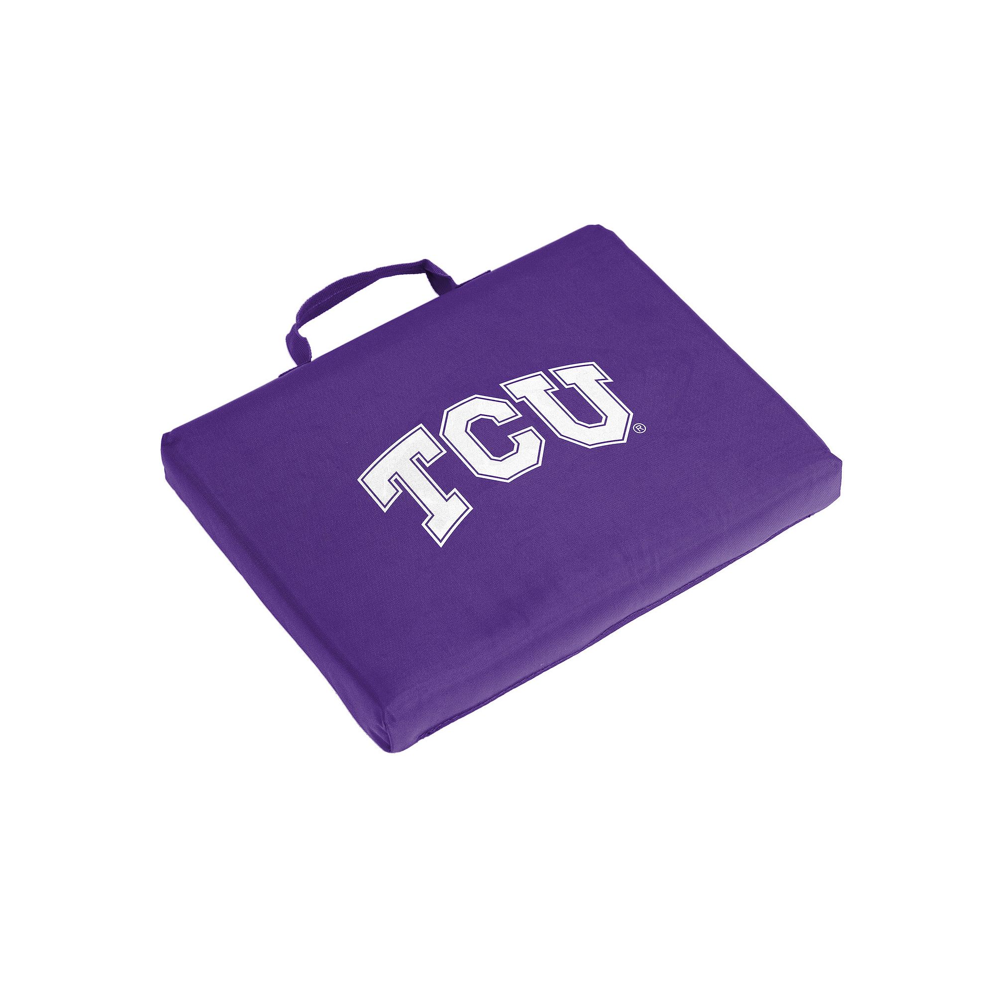 Logo Brand TCU Horned Frogs Bleacher Cushion, Team