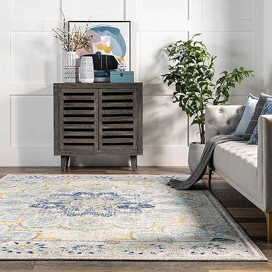nuLOOM Bodrum Kiyoko Vintage Floral Rug