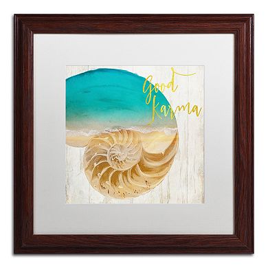 Trademark Fine Art Sea In My Hand Framed Wall Art