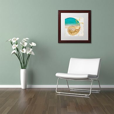 Trademark Fine Art Sea In My Hand Framed Wall Art