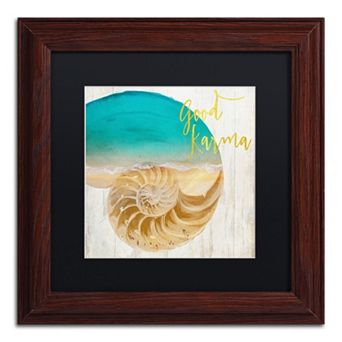 Trademark Fine Art Sea In My Hand Framed Wall Art