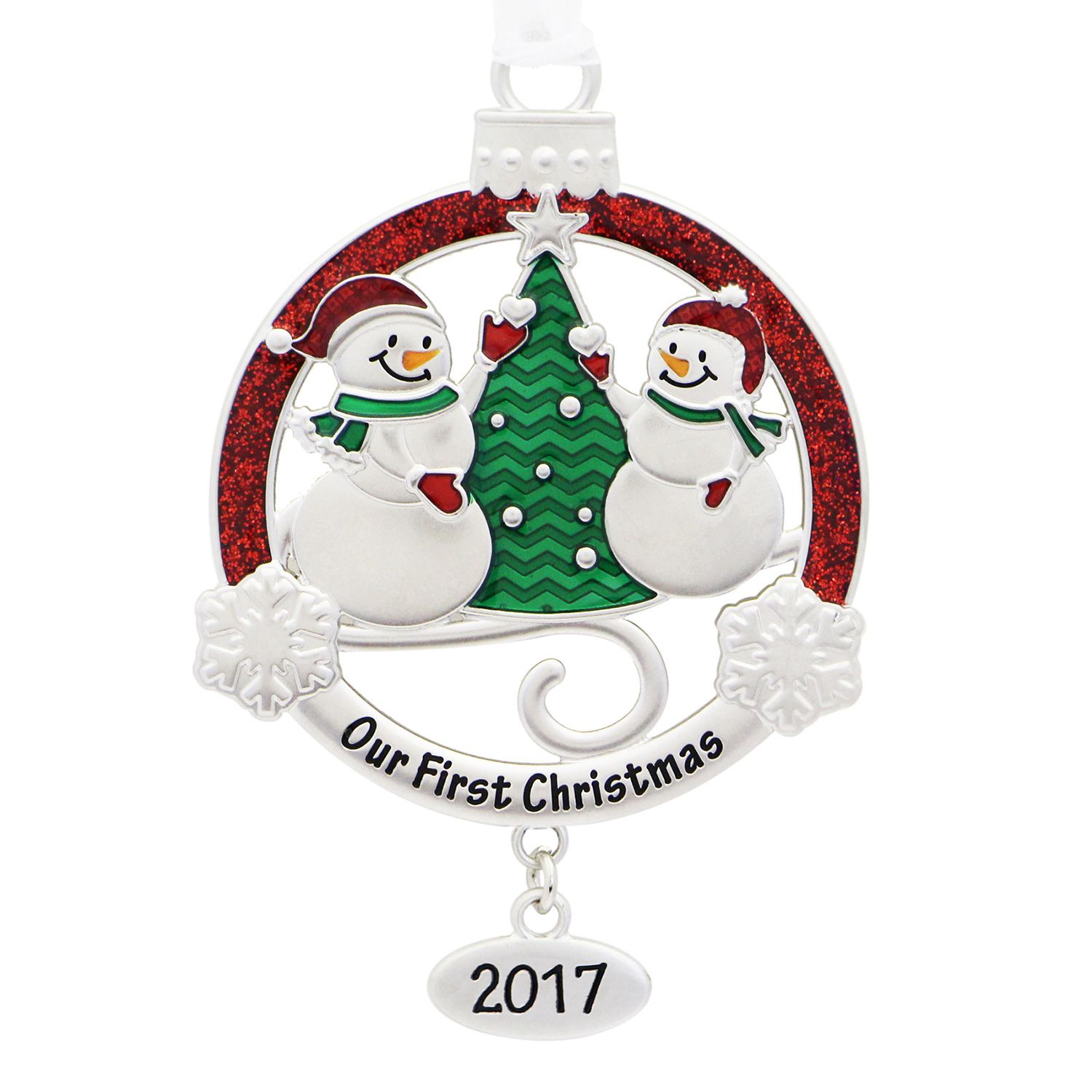 our first christmas ornament 2017