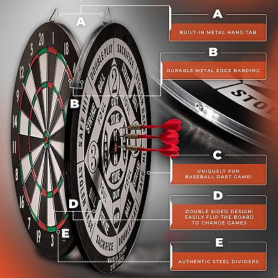 Franklin Sports 17-Inch Paper Dartboard