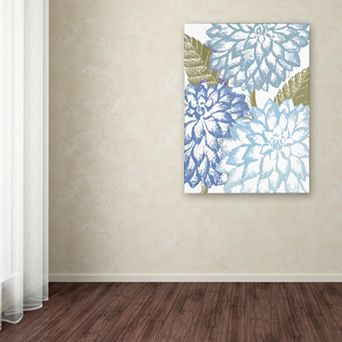 Trademark Fine Art Sea Dahlias I Canvas Wall Art