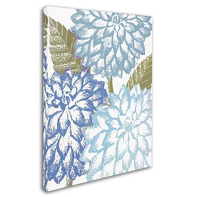 Trademark Fine Art Sea Dahlias I Canvas Wall Art
