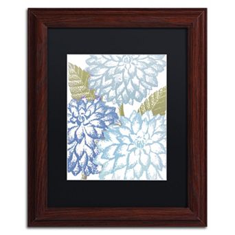 Trademark Fine Art Sea Dahlias I Framed Wall Art