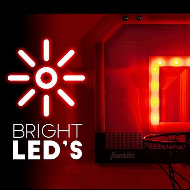 Franklin Sports Light Up Pro Hoops Backboard & Basketball Set