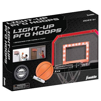 Franklin Sports Light Up Pro Hoops Backboard & Basketball Set