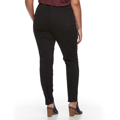 Plus Size Gloria Vanderbilt Avery High-Rise Pull-On Jeans