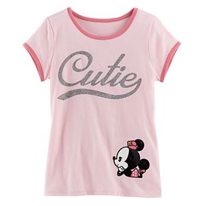 Disney's Minnie Mouse Girls 4-7 Basic Ringer Tee by Jumping Beans®