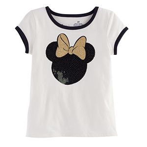 Disney's Minnie Mouse Toddler Girl Basic Ringer Tee by Jumping Beans®