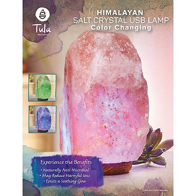 Tula Color-Changing Himalayan Salt Lamp 