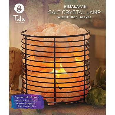 Tula Basket Himalayan Salt Lamp 