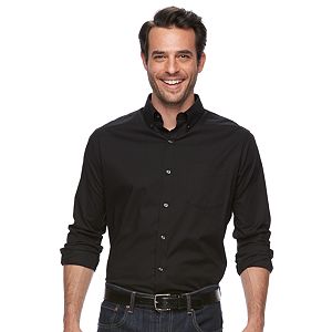 Men's Croft & Barrow® True Comfort Classic-Fit Stretch Button-Down Shirt