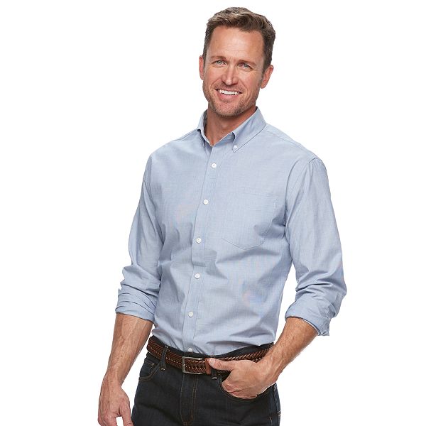 Men's Croft & Barrow® True Comfort ClassicFit Stretch ButtonDown Shirt