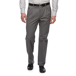 Big & Tall Croft & Barrow® Classic-Fit Easy-Care Stretch Pleated Khaki Pants