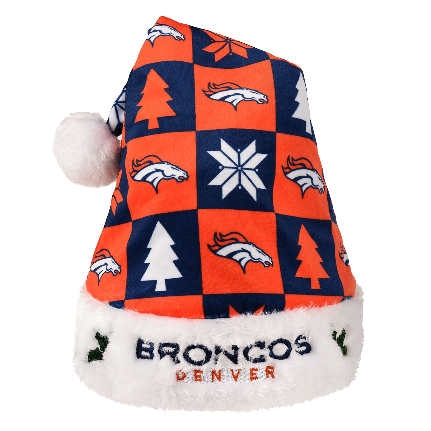 denver broncos santa hat