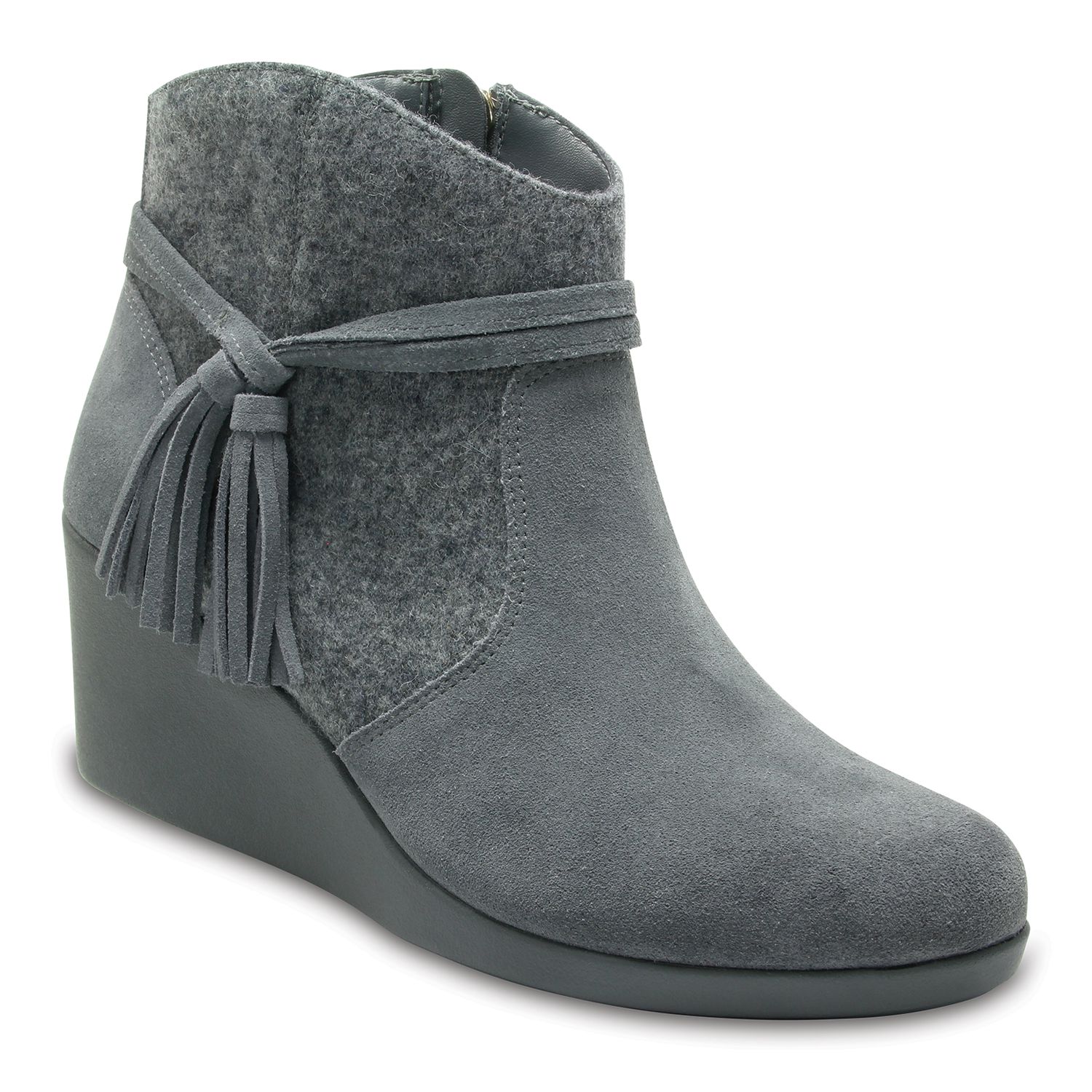 crocs wedge ankle boots